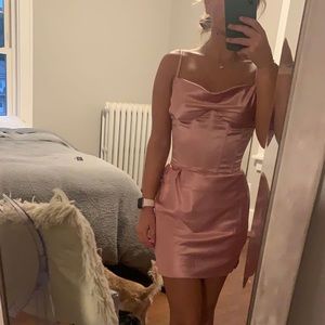 New with tags Heiress silk corset mini dress